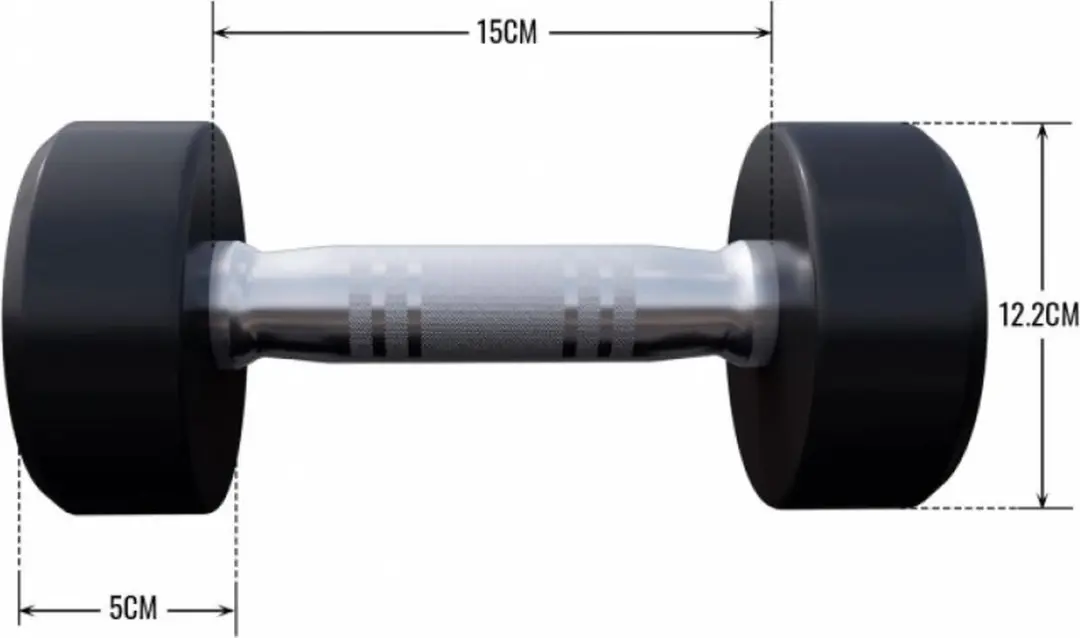 Gorilla Sports Dumbbell 5 kg - Gietijzer