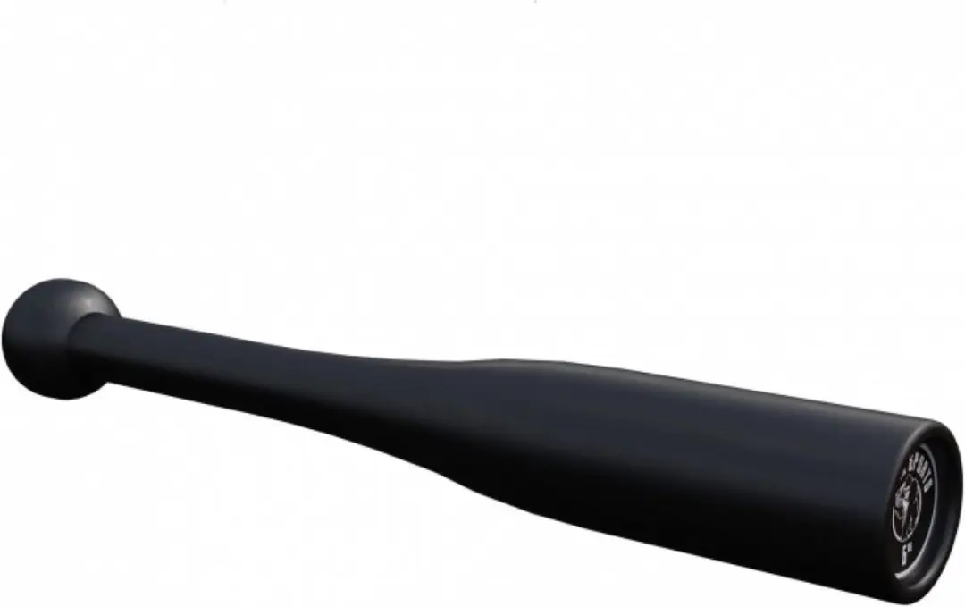 Gorilla Sports Clubbell 6 kg - Gietijzer - Zwart