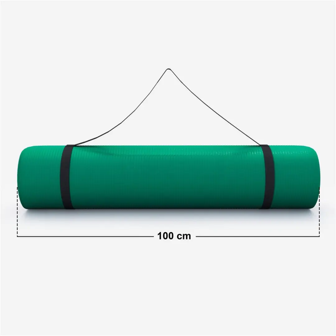 Gorilla Sports Yogamat Deluxe 190x100cm - 1,5cm - Groen
