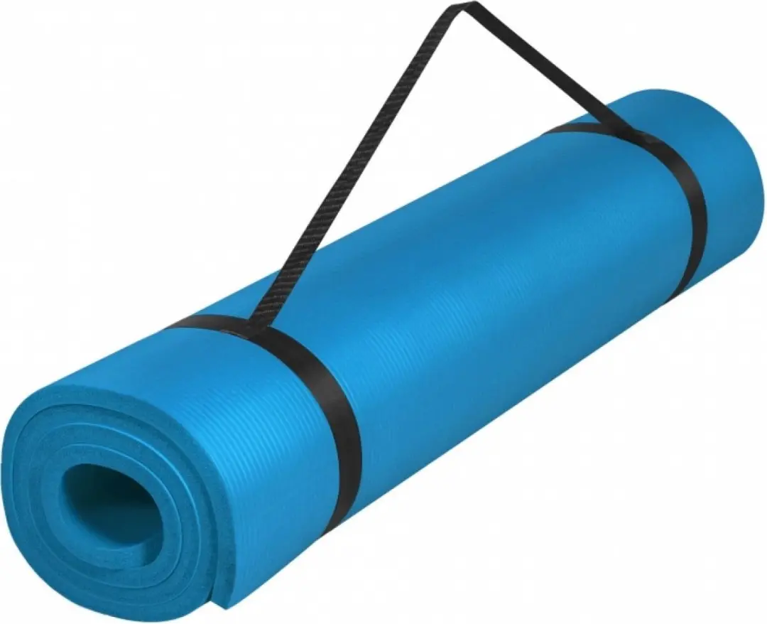 Gorilla Sports Yogamat Deluxe 190x60cm - Blauw