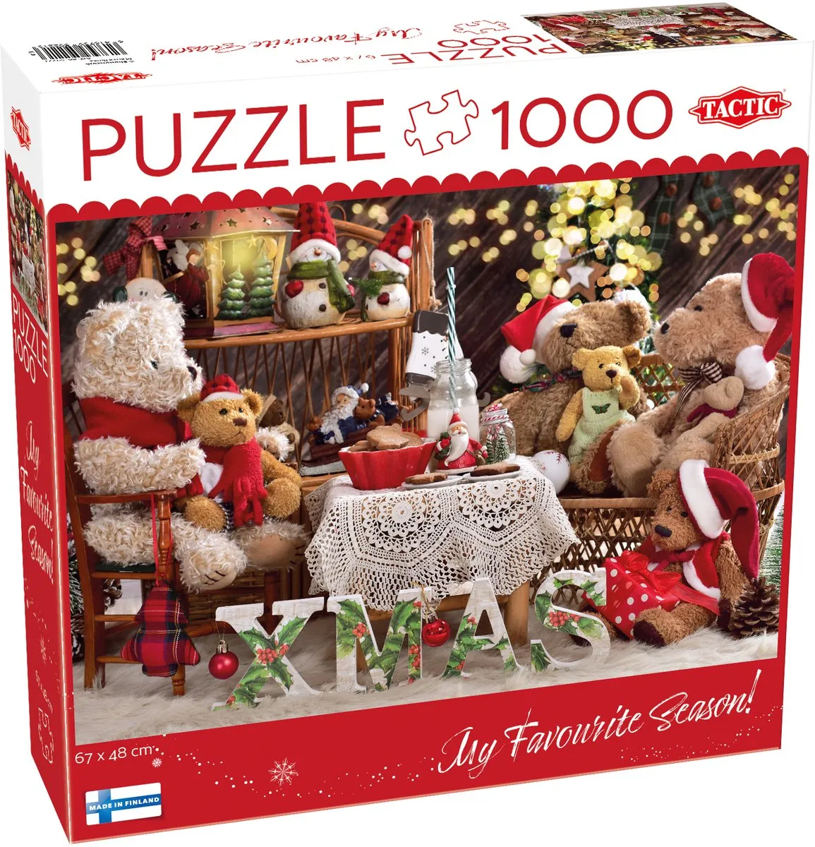 Tactic Teddy Bear Family Puzzel 1000 Stuks