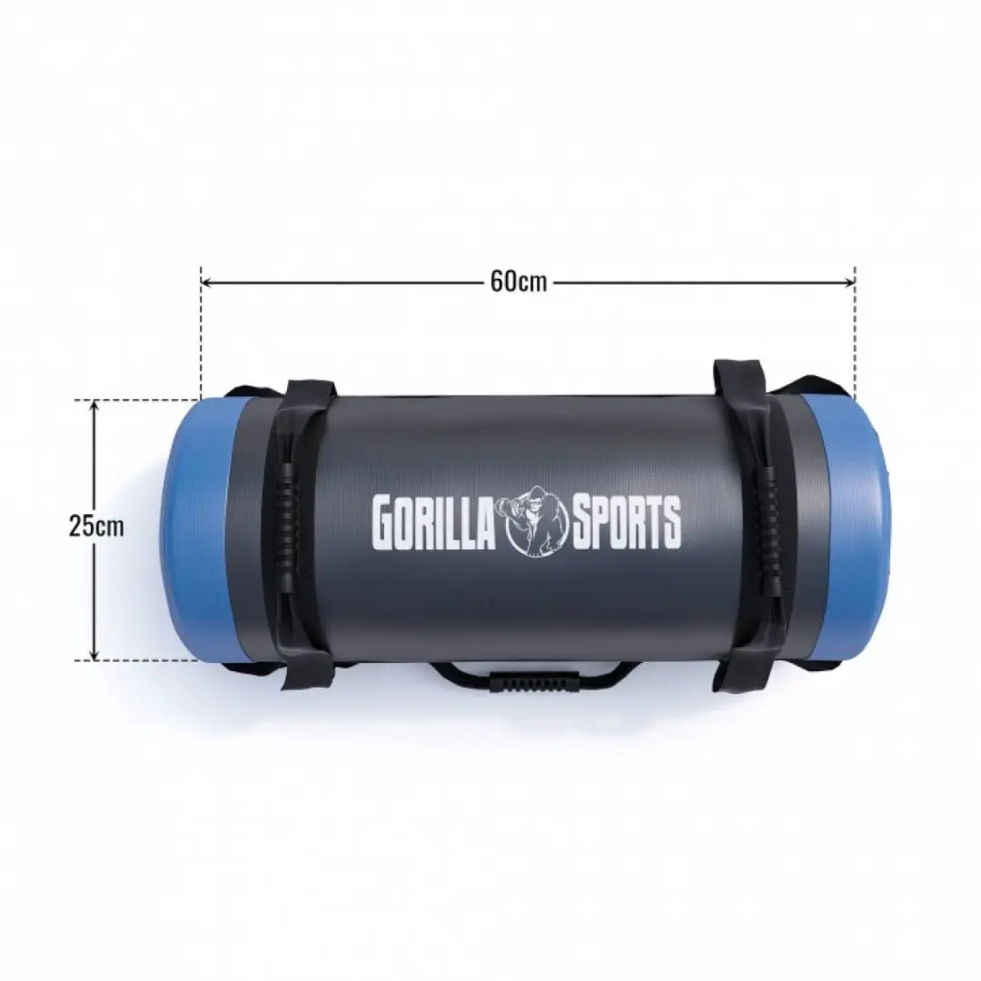 Gorilla Sports Gewichtszak 20kg - Blauw