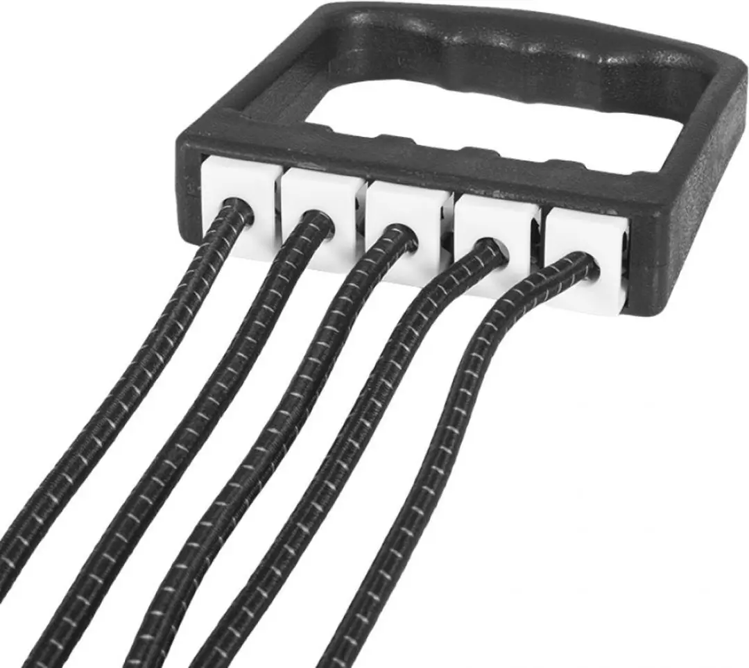 Gorilla Sports Chest Expander 5-voudig - Weerstandsband - Zwart