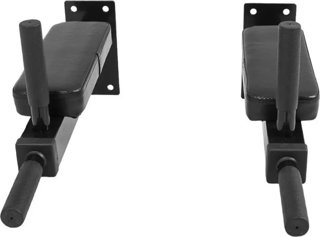 Gorilla Sports Dip Bars Wandmontage - 2 Stuks - Zwart