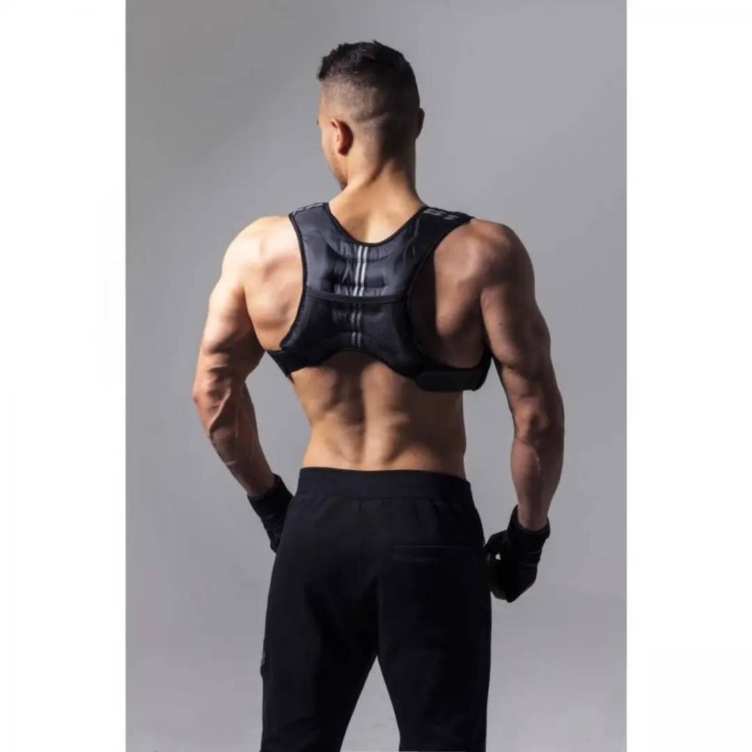 Gorilla Sports Gewichtsvest 10kg - One Size - Grijs