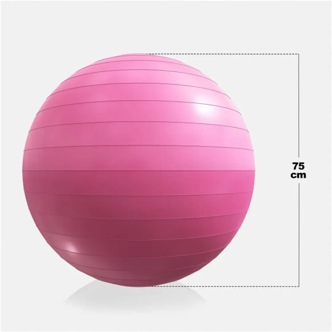 Gorilla Sports Fitnessbal Ø75cm - Roze