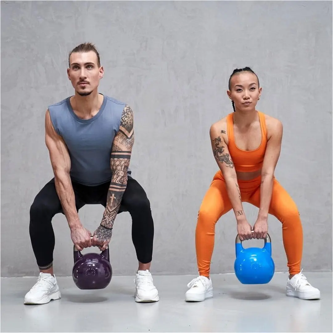 Gorilla Sports Competitie Kettlebell 20 kg - Paars