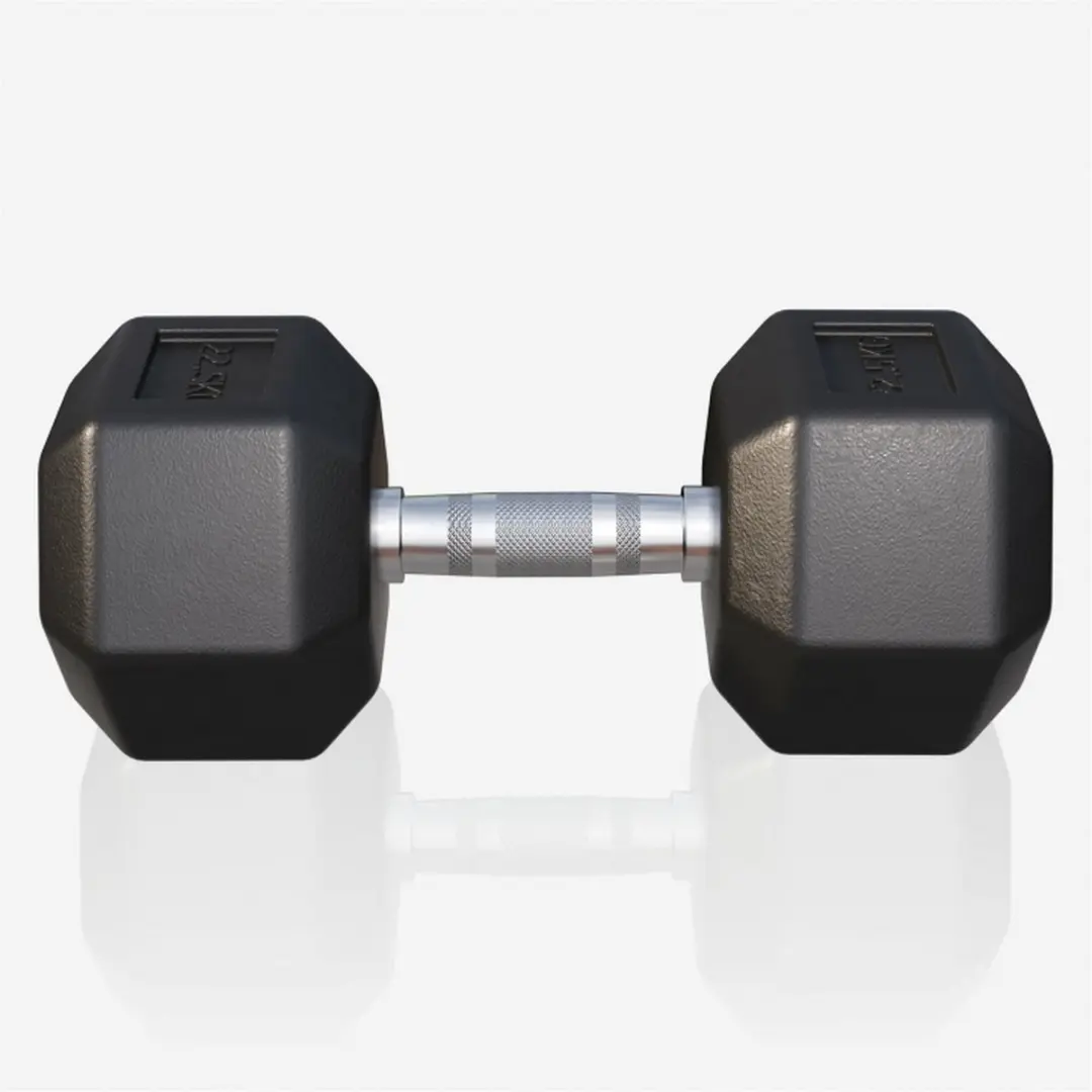 Gorilla Sports Dumbbell 22,5 kg - Gietijzer - Zwart