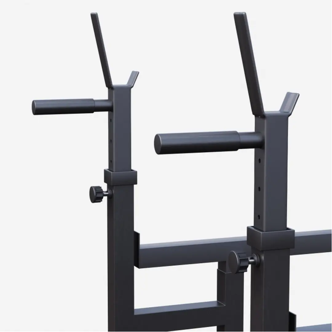 Gorilla Sports Multi Squat Rack - Squatrek & Haltersteunen - Zwart
