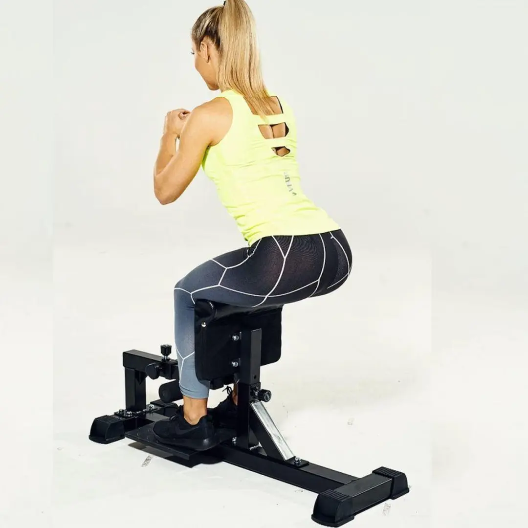 Gorilla Sports Sissy Squat Station - Verstelbaar - Zwart - afbeelding 6 van 6