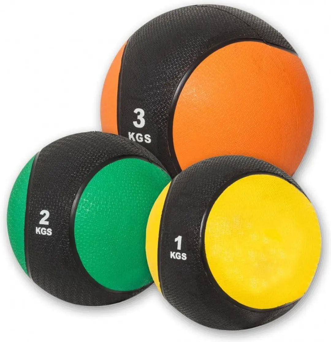 Gorilla Sports Medicijnbal Set 3-delig 1/2/3kg