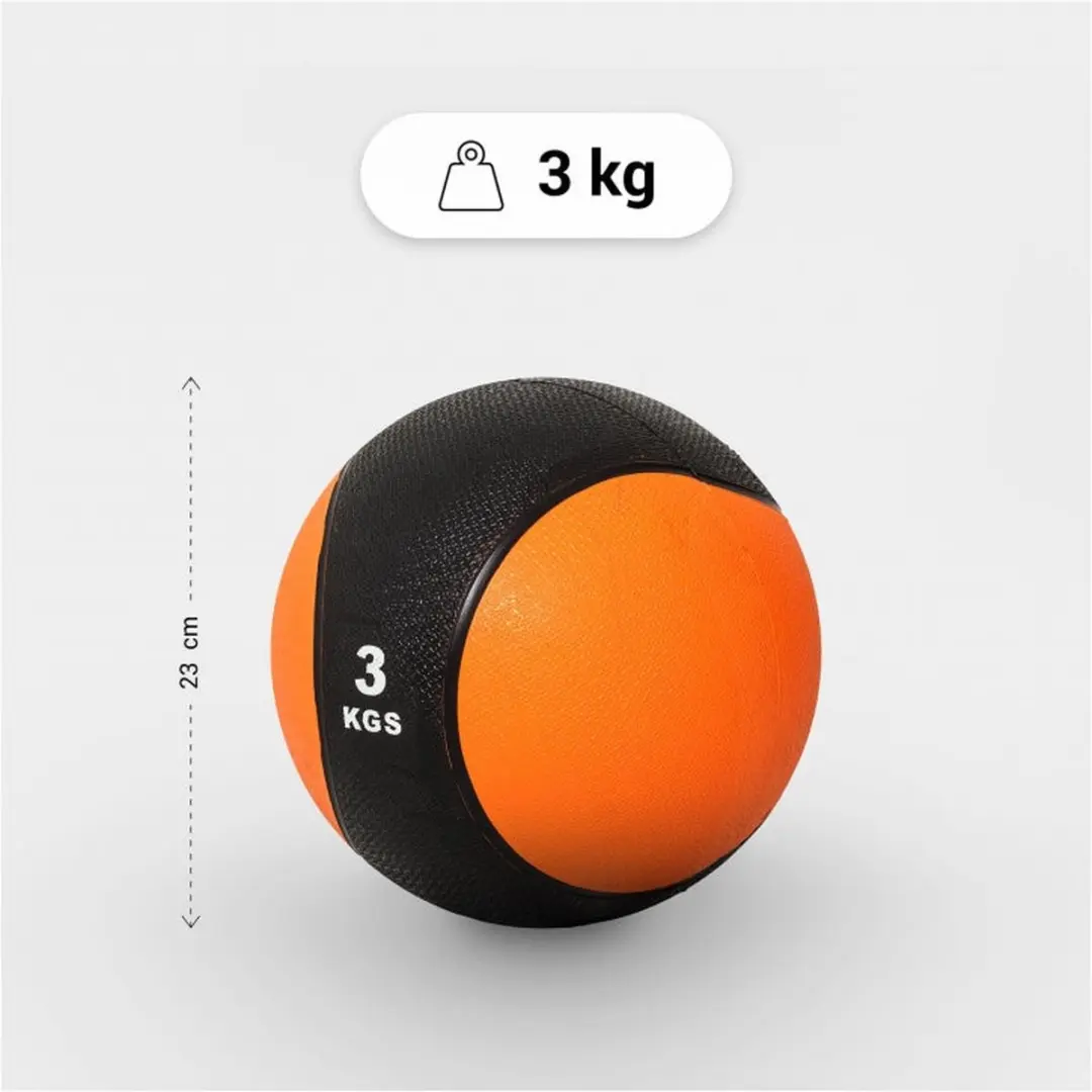 Gorilla Sports Medicijnbal Set 3-delig 1/2/3kg - Multikleur - afbeelding 6 van 6