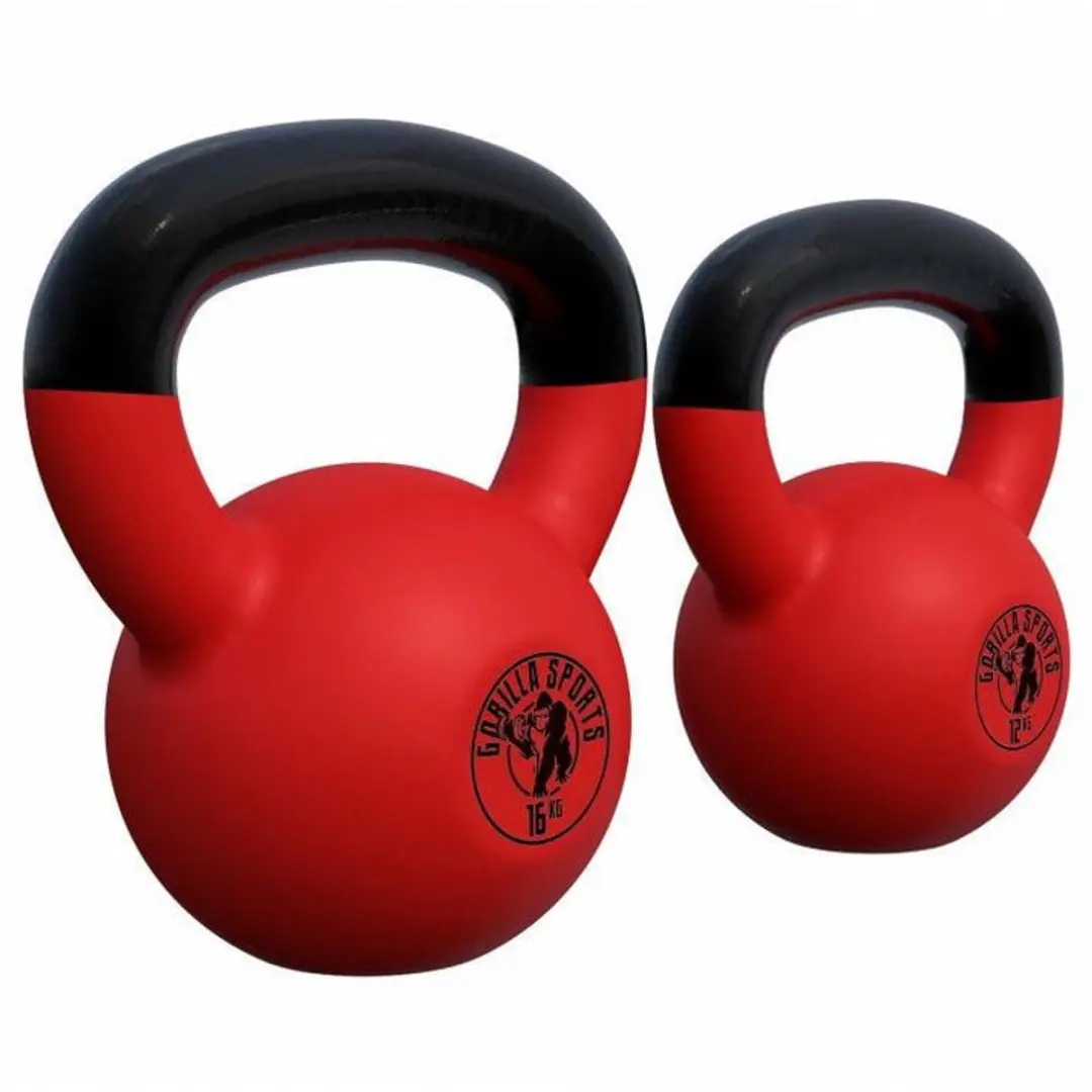 Gorilla Sports Kettlebell 12kg & 16kg
