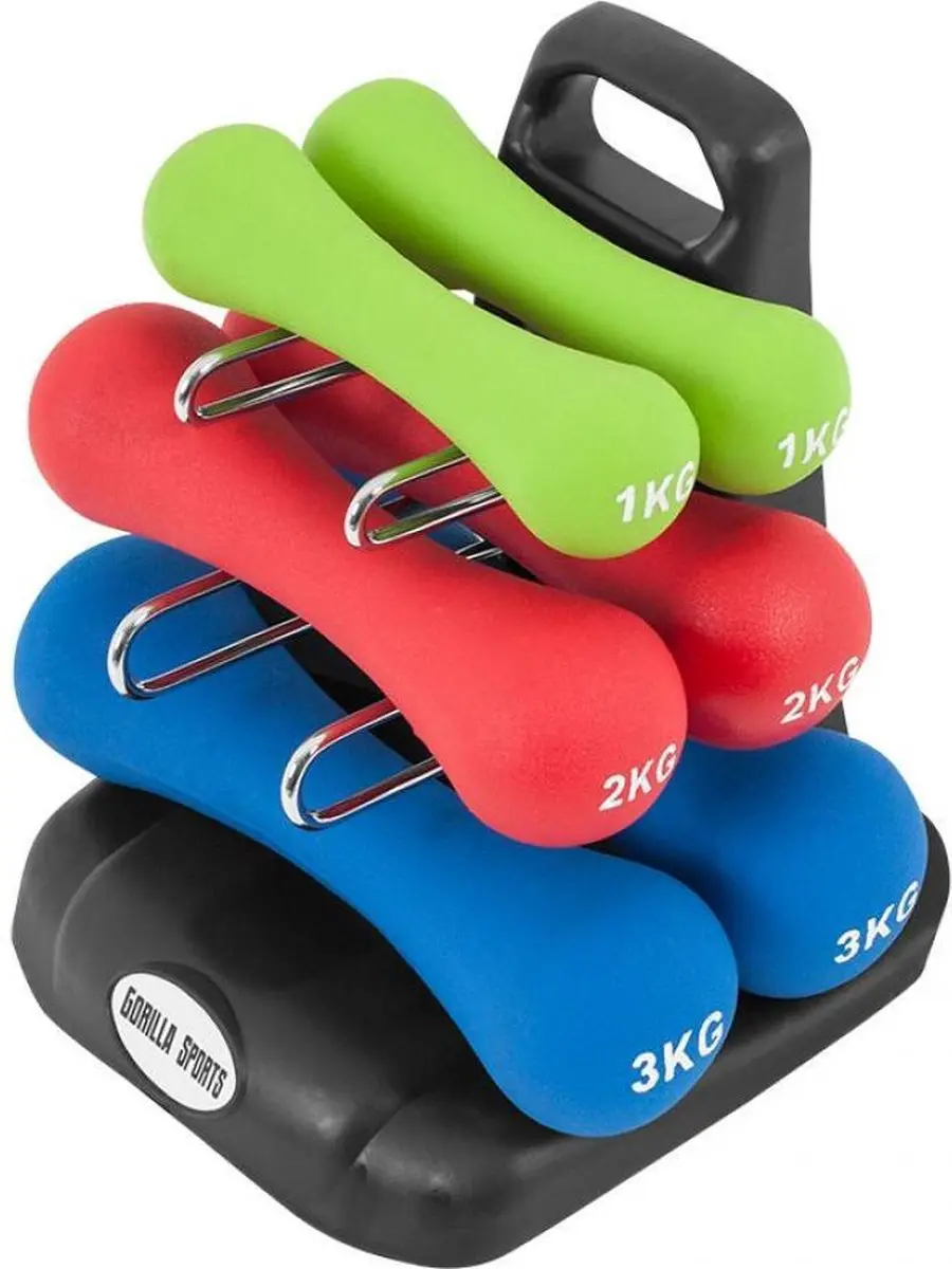 Gorilla Sports Aerobic Halterset 12kg