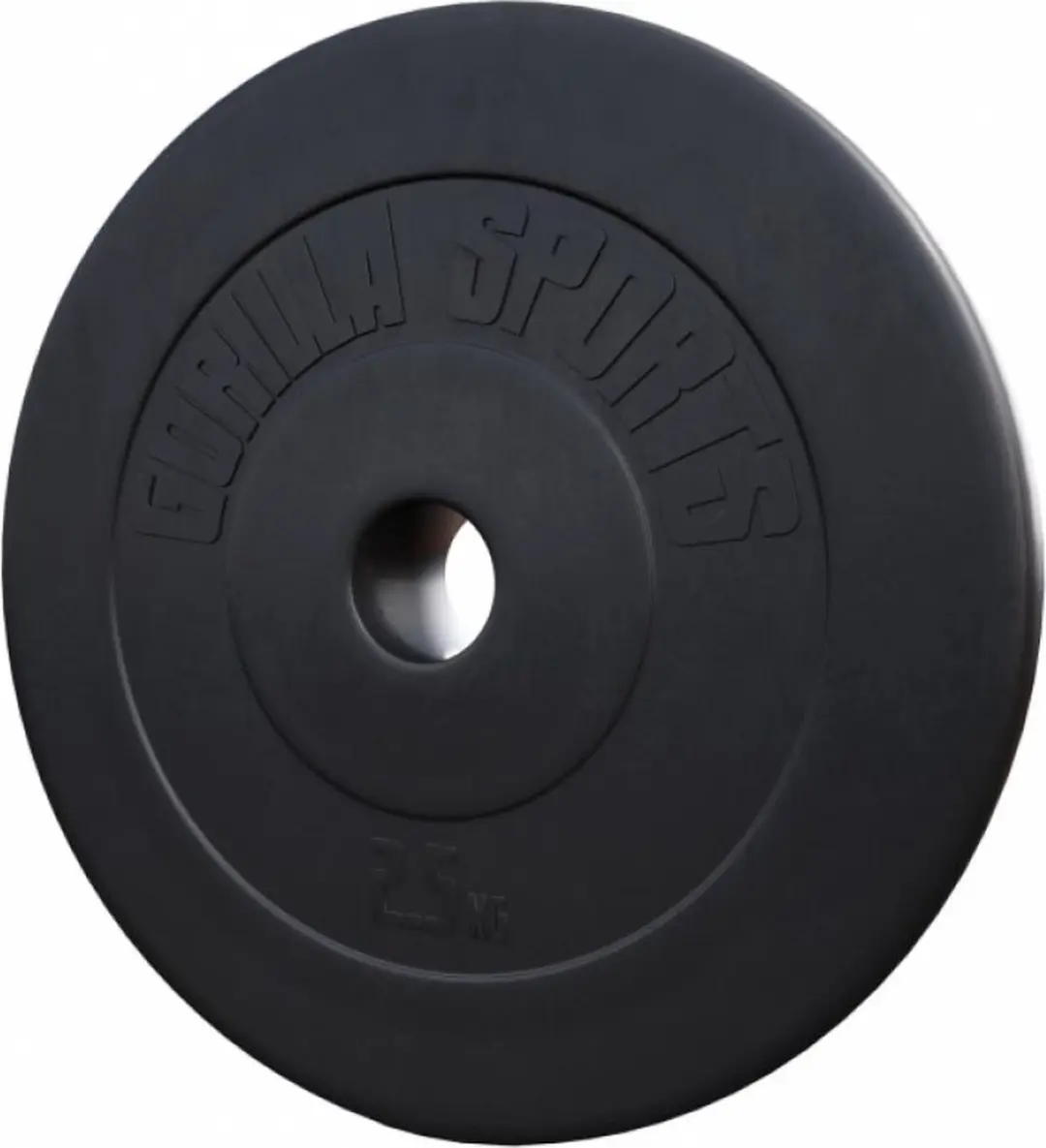 Gorilla Sports Halterschijven Bundel 30kg - 8 Stuks - 30mm - Zwart