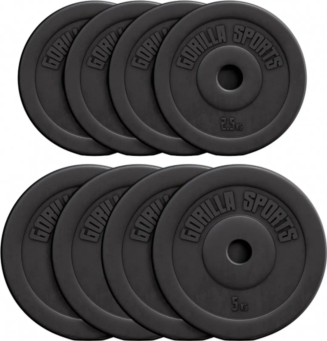 Gorilla Sports Halterschijven Bundel 30kg