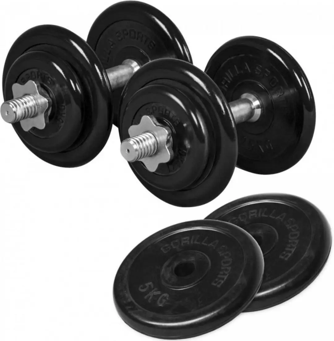 Gorilla Sports Dumbbellset 30kg