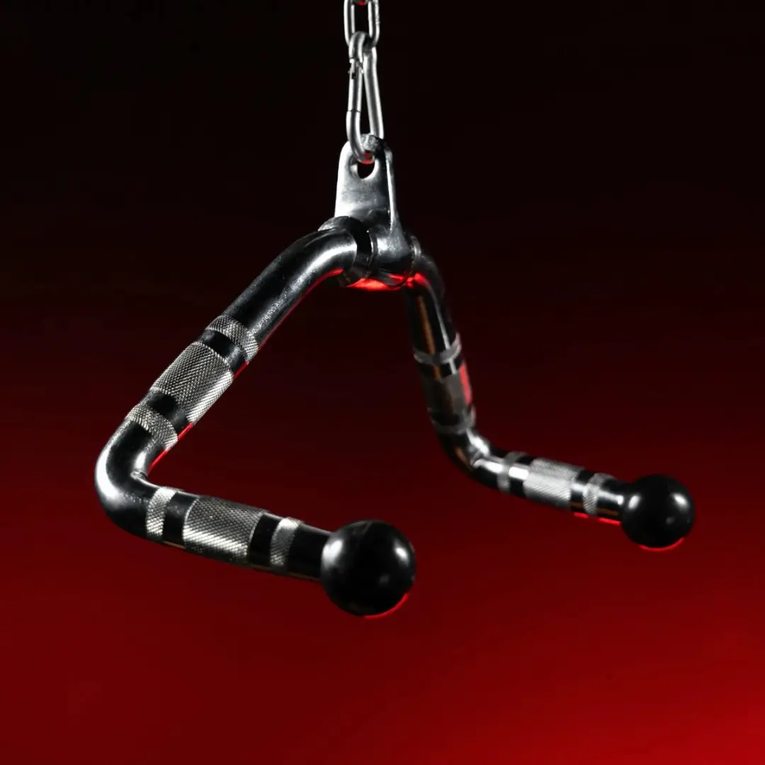 Gorilla Sports Trainingsgrepen Set 4-delig - Lat Bar - Chroom
