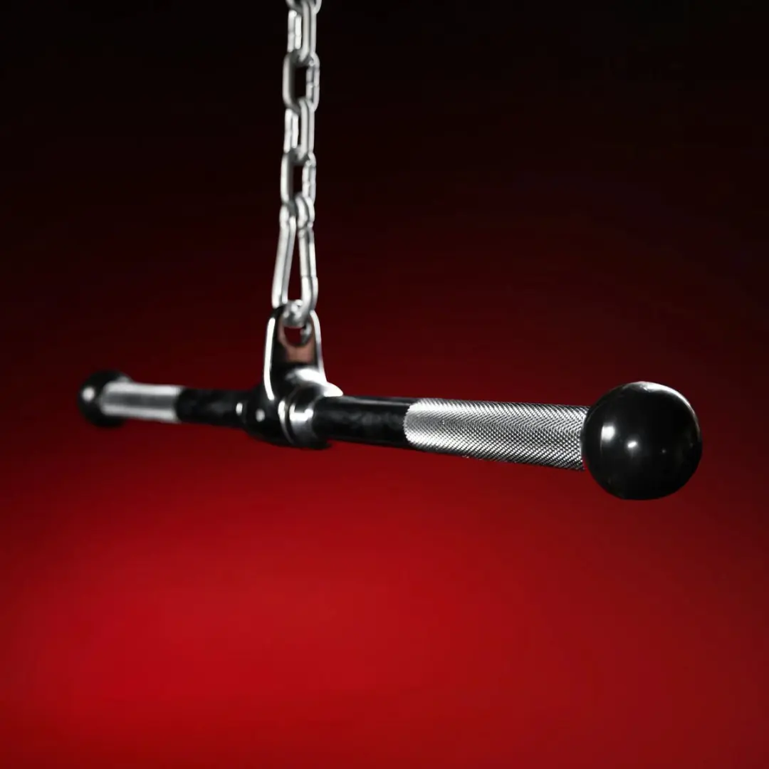 Gorilla Sports Trainingsgrepen Set 4-delig - Lat Bar - Chroom