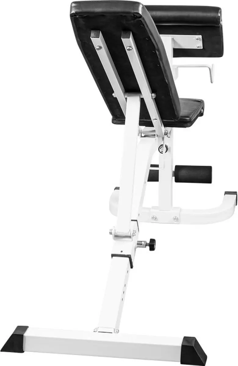 Gorilla Sports Fitnessbank Wit - Verstelbaar tot 250kg