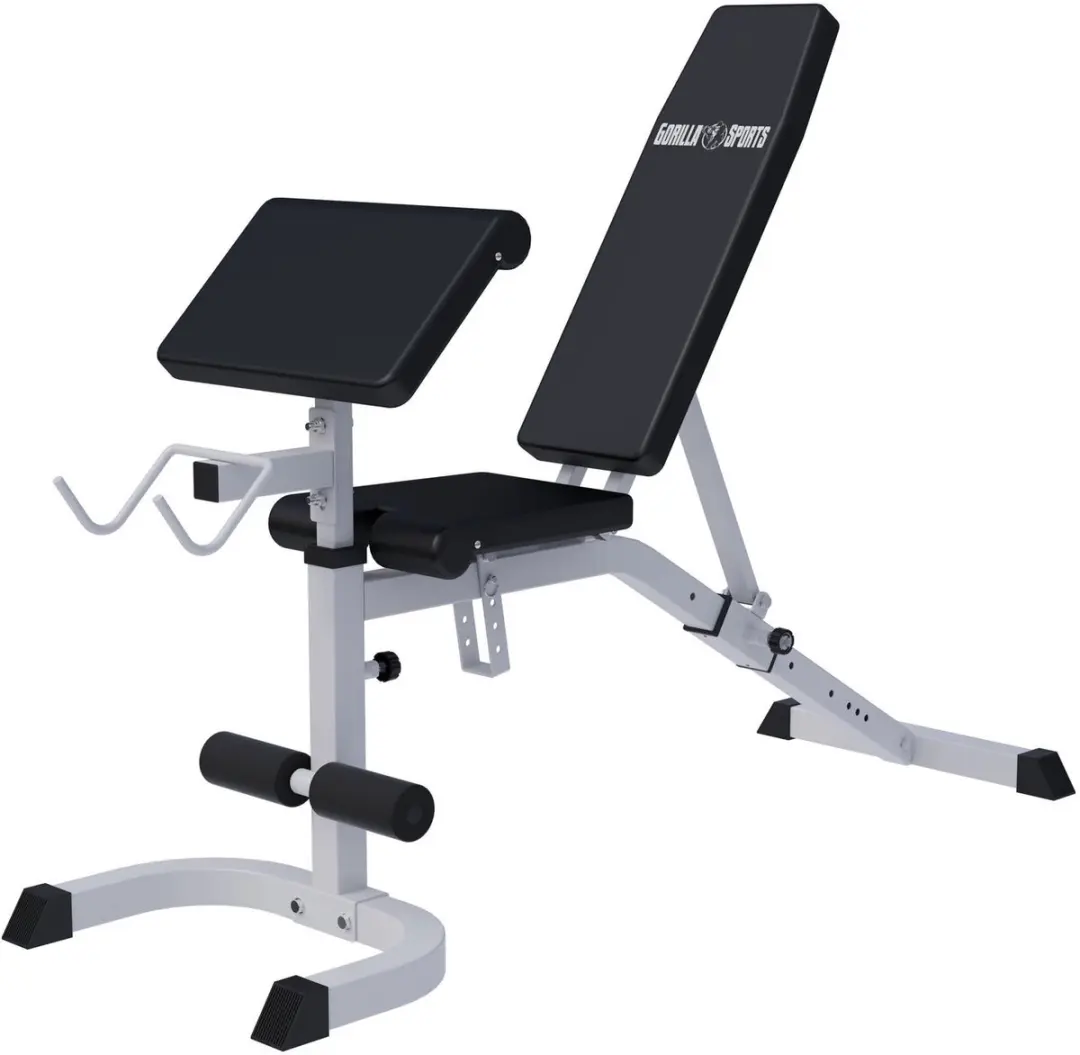 Gorilla Sports Fitnessbank Wit