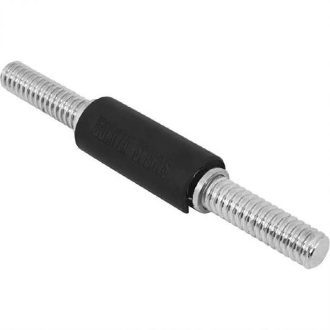 Gorilla Sports Siliconen Haltergrepen - Anti-slip - One Size - Zwart