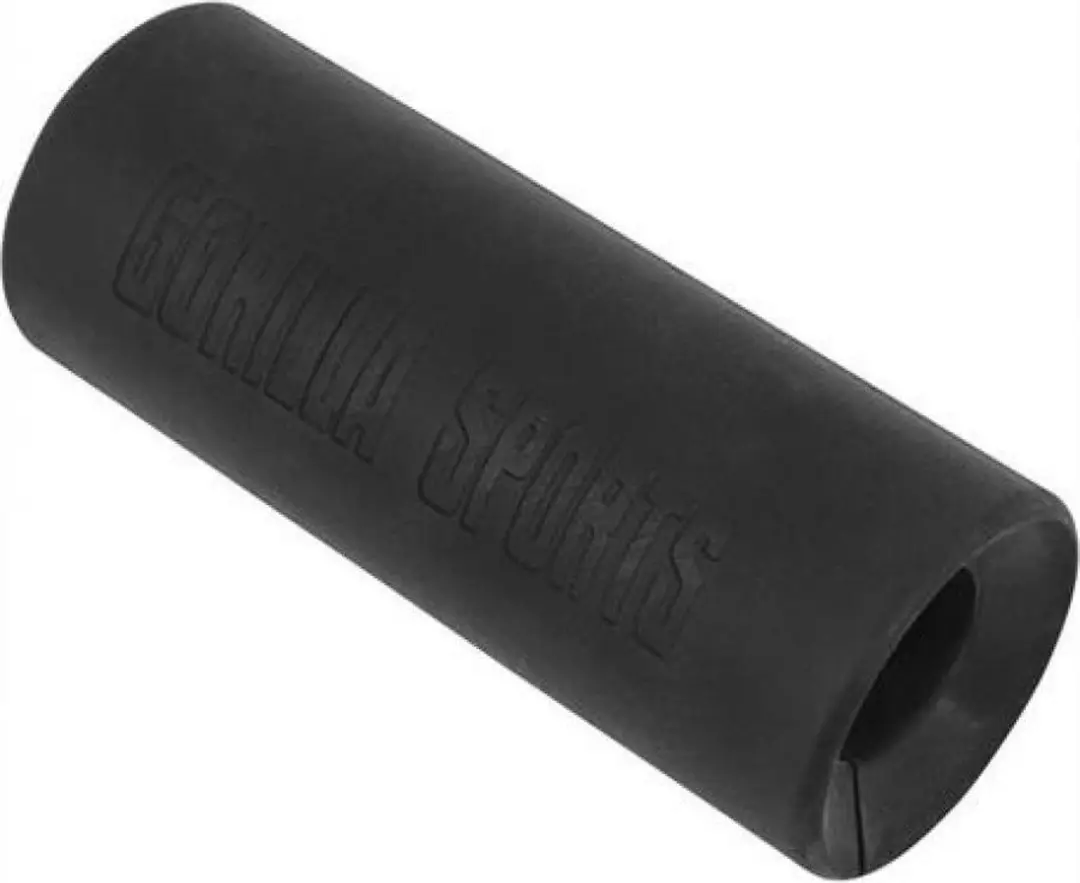 Gorilla Sports Siliconen Haltergrepen - Anti-slip - One Size - Zwart