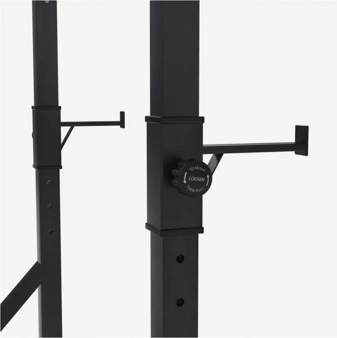 Gorilla Sports Squat Rack Verstelbaar - Zwart