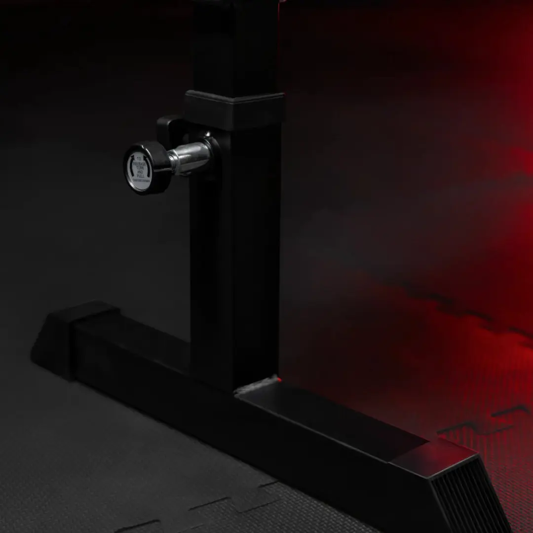 Gorilla Sports Vlakke Halterbank 200kg - 30mm - Wit
