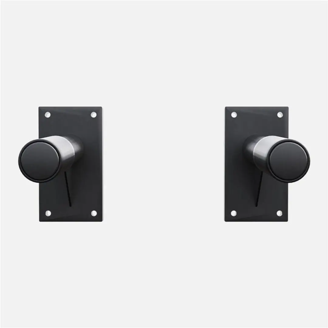 Gorilla Sports Dipsteunen Wandmontage - 2 Stuks - Zwart
