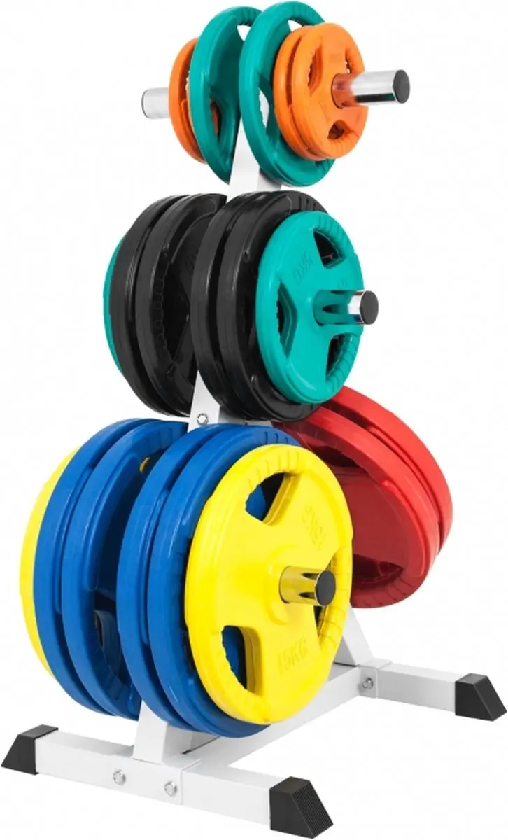 Gorilla Sports Schijvenstandaard 50mm - Wit