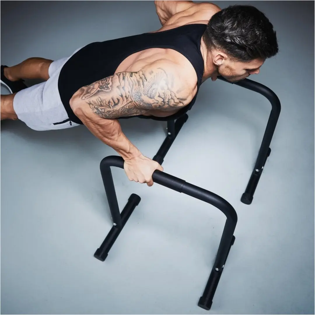Gorilla Sports Dip Bars - Zwart - afbeelding 6 van 6