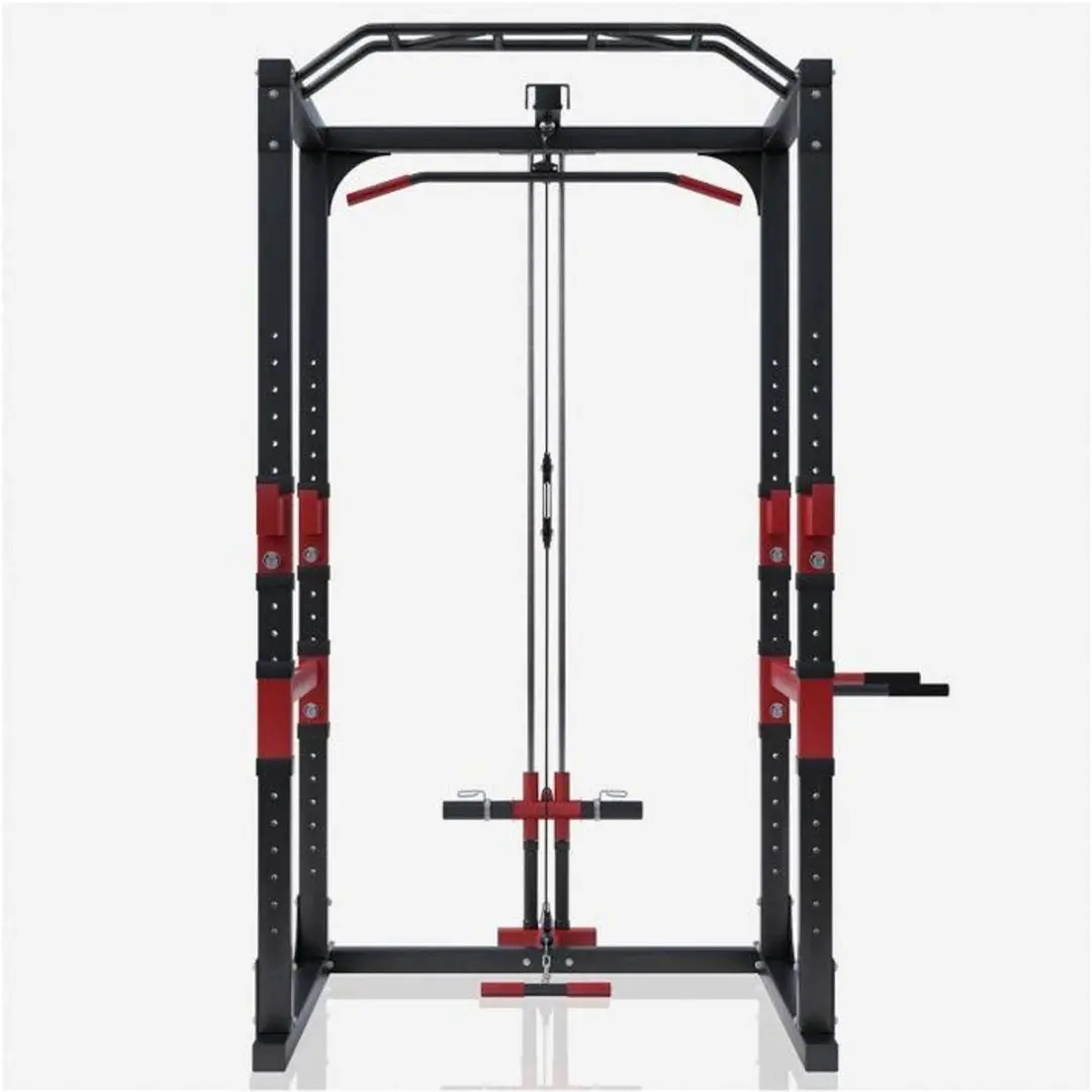 Gorilla Sports Power Cage 100832-00001-0001 - Krachtstation met Smith Machine - Zwart