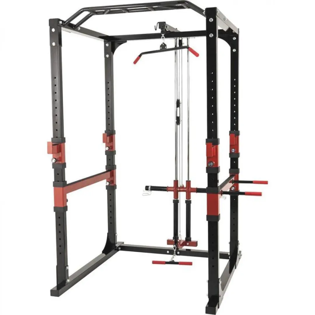 Gorilla Sports Power Cage 100832-00001-0001 - Krachtstation met Smith Machine - Zwart