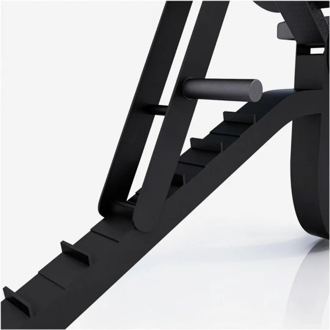 Gorilla Sports Professionele Fitnessbank Incline - 1450 kg - Zwart