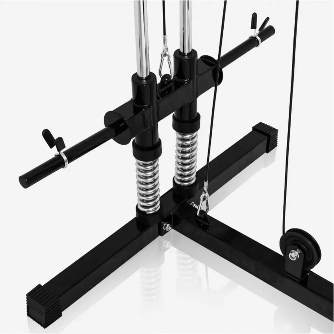 Gorilla Sports Lat Pulley Machine - 300kg - Zwart