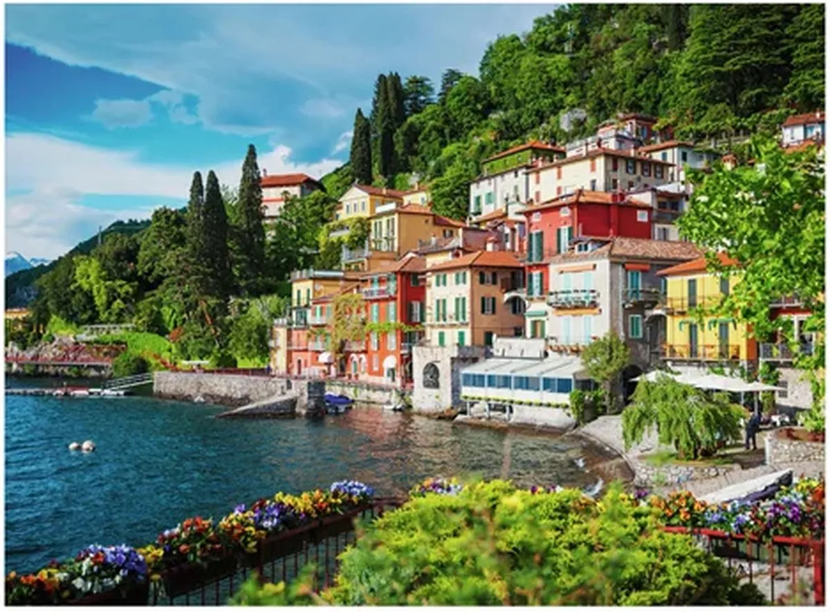 Ravensburger Comomeer Italië Legpuzzel 500 Stuks - Multicolor