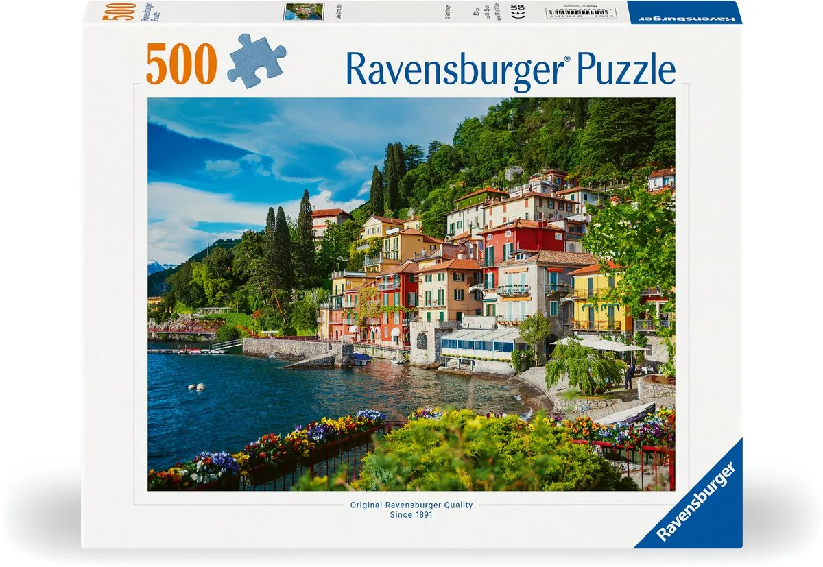 Ravensburger Comomeer Italië Legpuzzel 500 Stuks - Multicolor