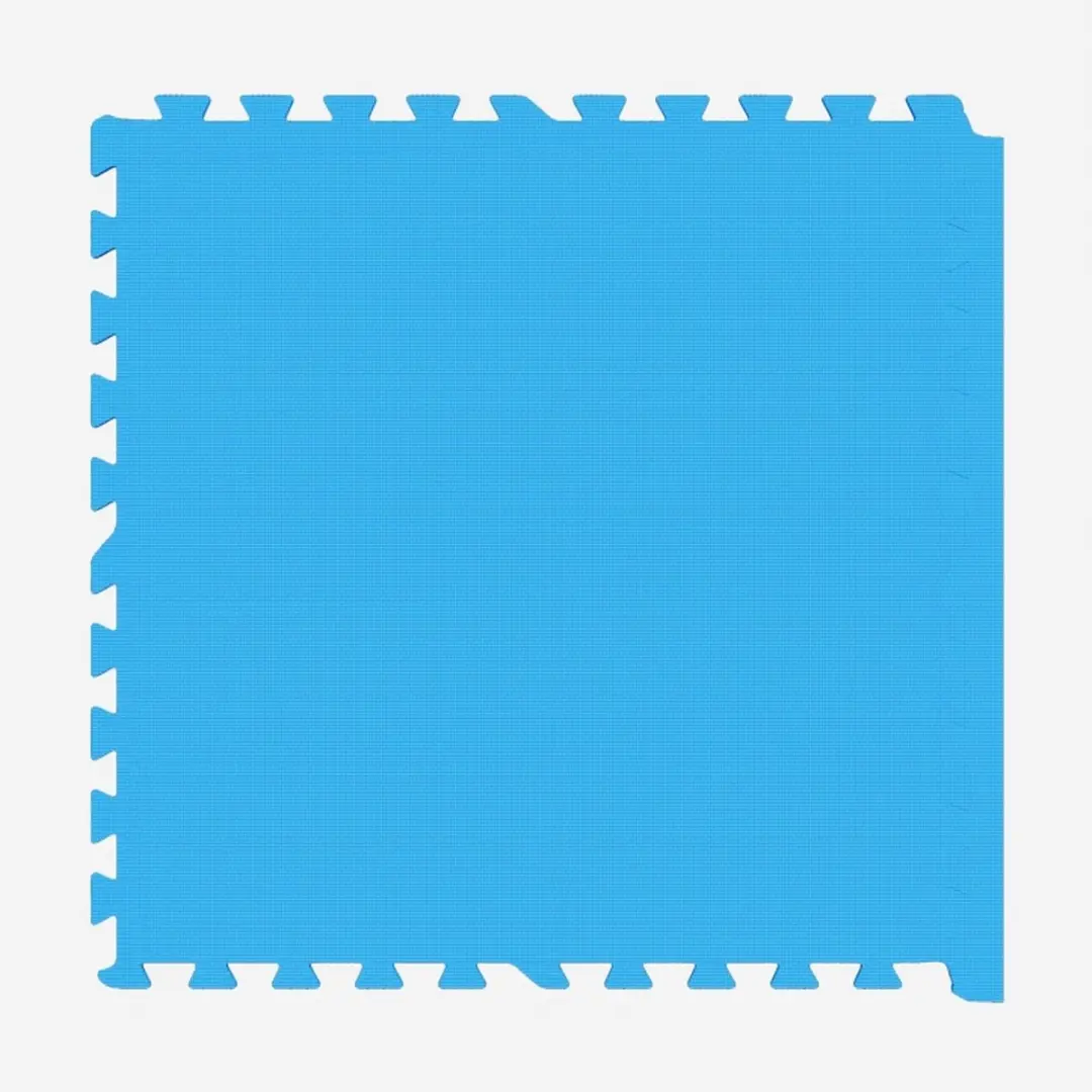 Gorilla Sports Puzzelmat - Blauw - 6 Stuks + 12 Eindstukken