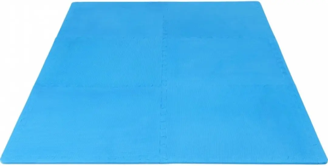 Gorilla Sports Puzzelmat - Blauw - 6 Stuks + 12 Eindstukken - afbeelding 6 van 6