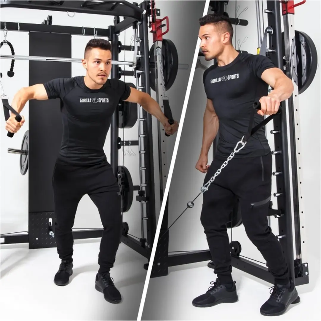 Gorilla Sports Kabelhandgrepen - Zwart