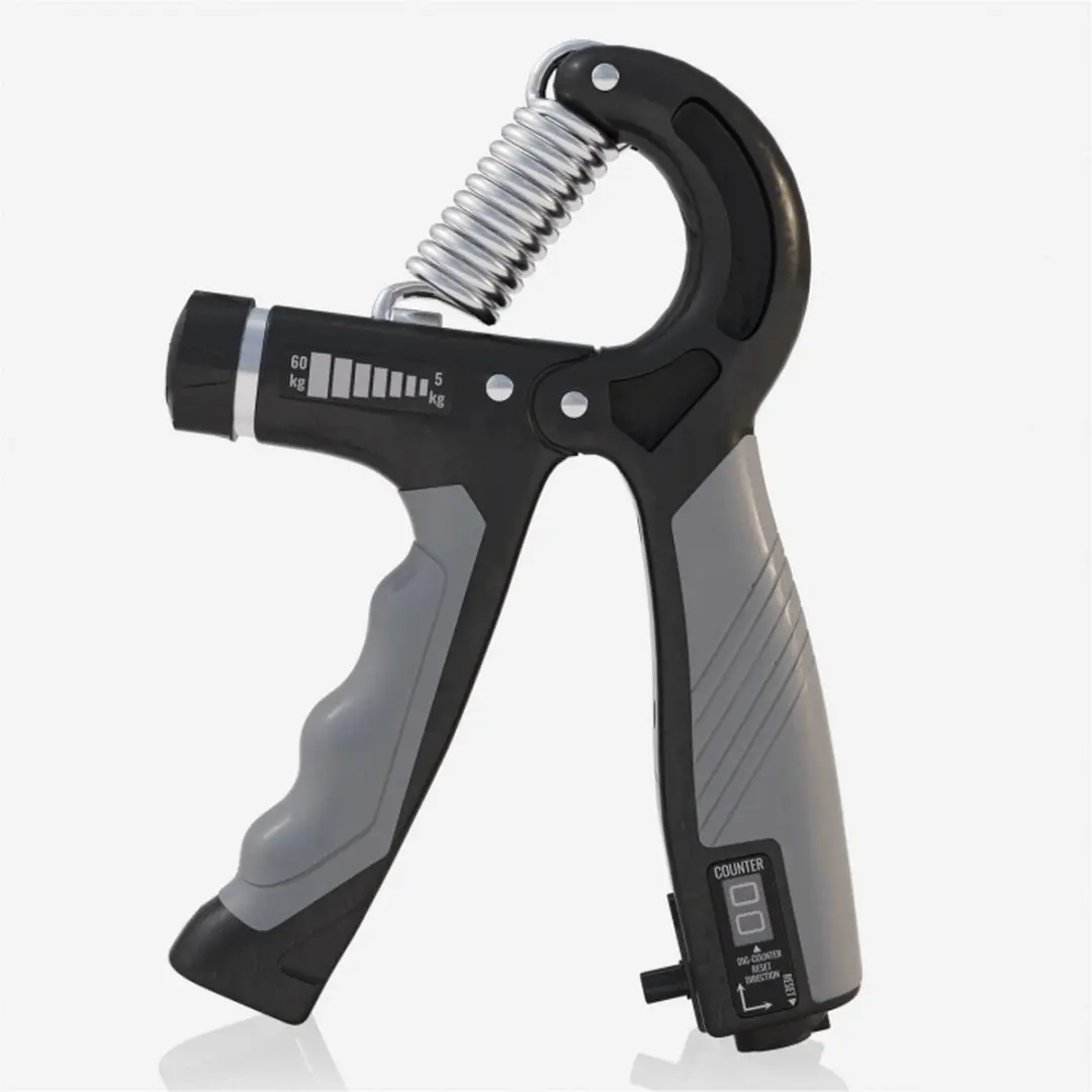 Gorilla Sports Handtrainer Verstelbaar 5-60kg - Grijs
