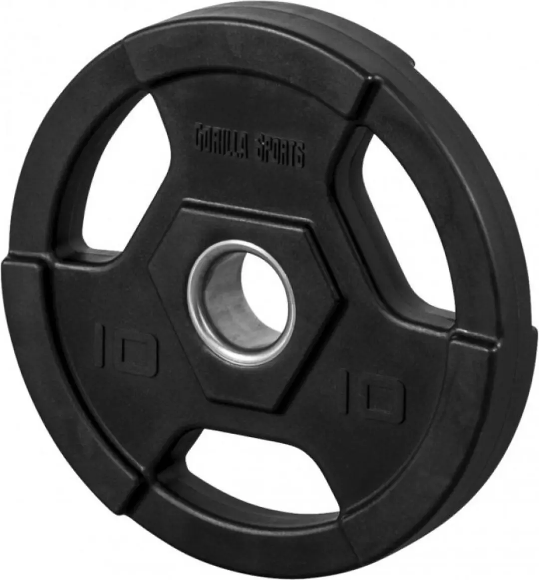 Gorilla Sports Halterschijf 15kg - Professioneel 50/51mm - Zwart
