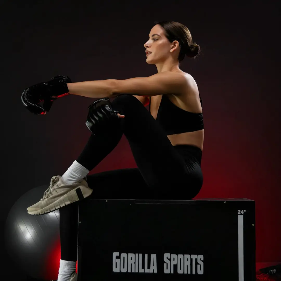 Gorilla Sports Plyobox Springbox Hout 51/60,5/76cm - Zwart