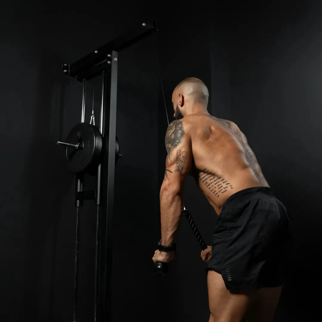 Gorilla Sports Triceps Touw 85cm - Nylon - Chromen Koppeling - afbeelding 6 van 6