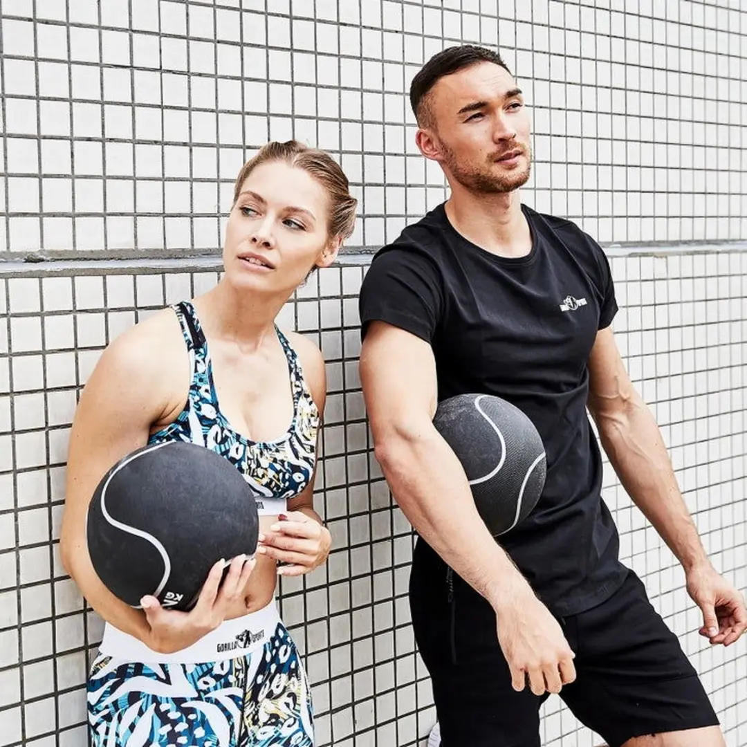Gorilla Sports Medicijnbal 4 kg - Zwart