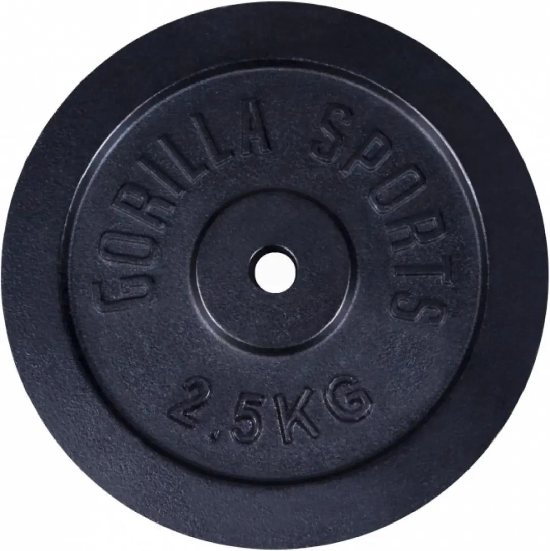 Gorilla Sports Gewichtsschijf 30mm 2,5kg