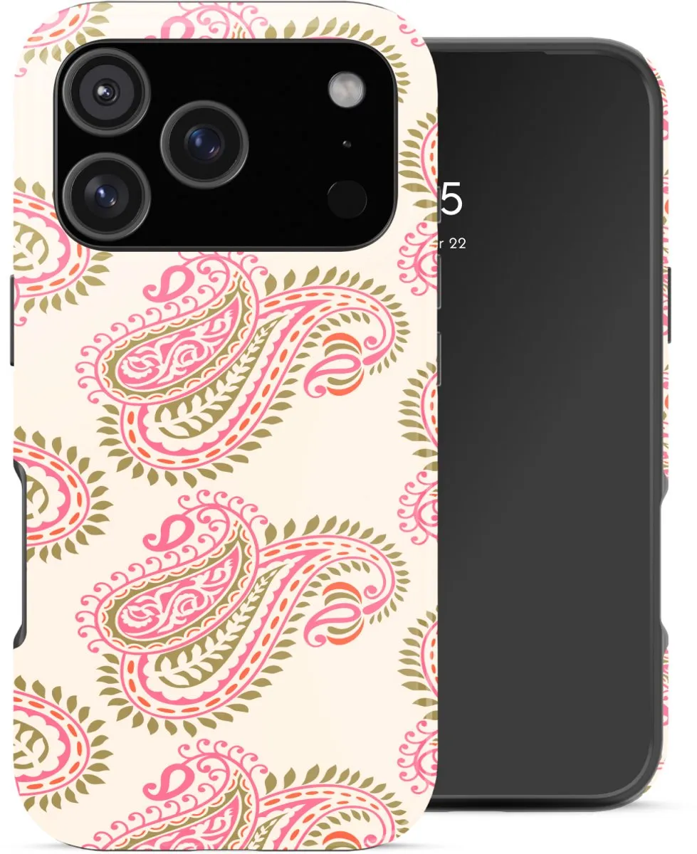 Selencia Hoesje iPhone 17 Pro Max Paisley Blush