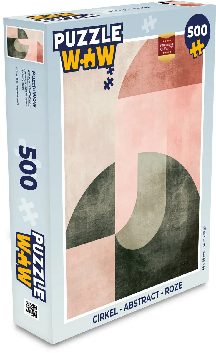 PuzzleWow Abstract Legpuzzel 500 Stuks