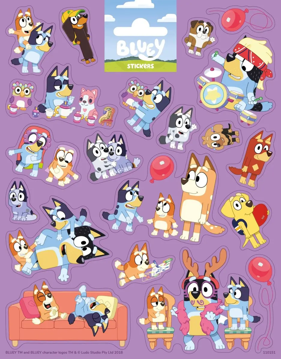 Bluey Play StickerSet